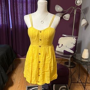 Sundress,  sz S, yellow